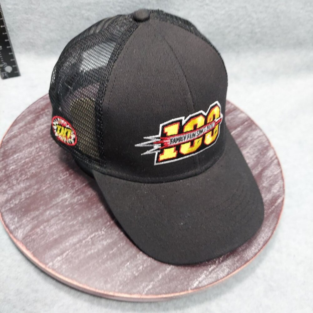 100 Family Fun Since 1921 Black Mesh Trucker Hat Adjustable Snapback NWT READ - Picture 7 of 11